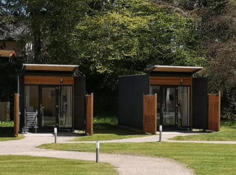 A Unique Experience In A Converted Shipping Containers, Glamness Is Adults Only Inverness Kültér fotó